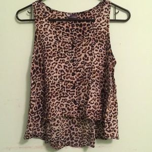 Sparkle & Fade Crop Tank